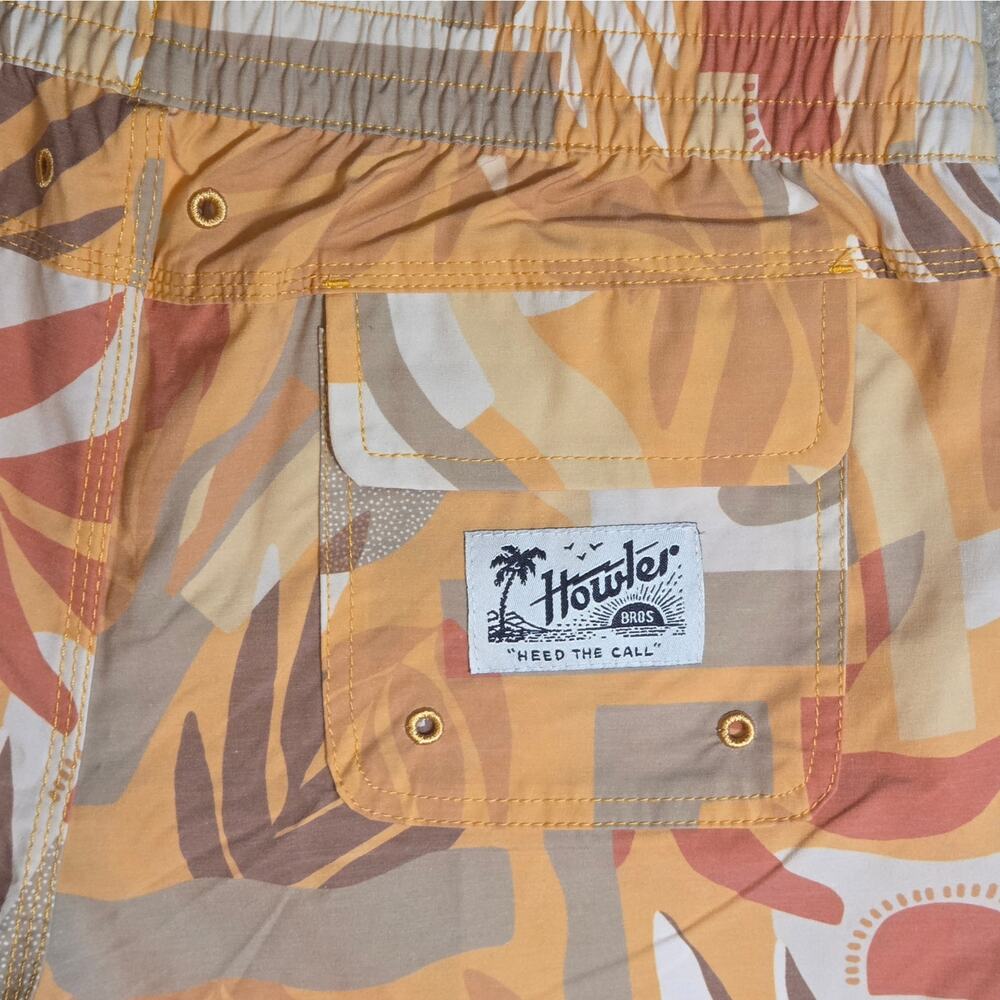NWT Howler Brothers Deep Set Boardshorts sz 32 Savannah Abstract Sunrise #1332 - Picture 9 of 12